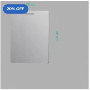 Double-Sided Stainless Steel Cutting Board