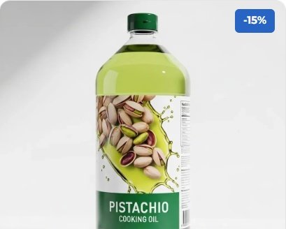 Premium Pistachio Cooking Oil