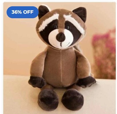 Soft Cartoon Forest Animal Toy